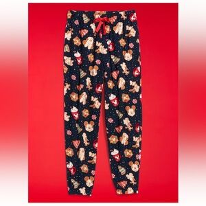 Old Navy Festive Print Pajama Pants - Navy and Red